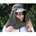   Hiking Fishing Hat Outdoor Sport Sun UV Protection Neck Face Flap Cap   eb-12426483